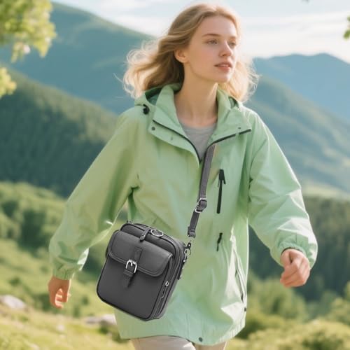 1060 Leather Crossbody Bags for Women Anti-Theft Vegan Purse with Card Slots, Travel Shoulder Bag, Waterproof Crossbody Purse2