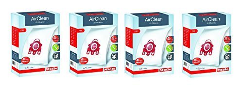 Miele AirClean 3D Efficiency Dust Bag, Type FJM, 16 Bags & 8 Filters