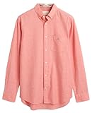 Gant Reg Cotton Linen Shirt, Rosa Tramonto, Xl Uomo - 2