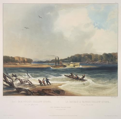 Tableau toile Karl Bodmer le Steamer pour décoration murale chic et historique
