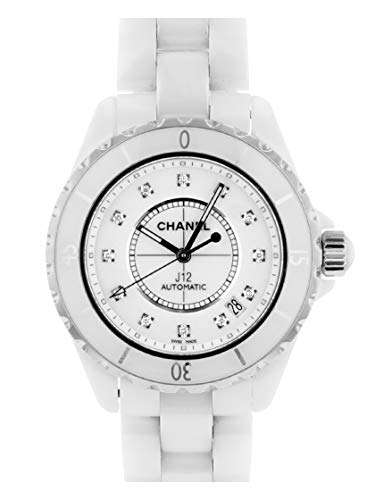 [シャネル] 腕時計 CHANEL H1629 ホワイトセラミック 12Pダイヤ 38mm メンズ 自動巻き [中古品] [並行輸入品]