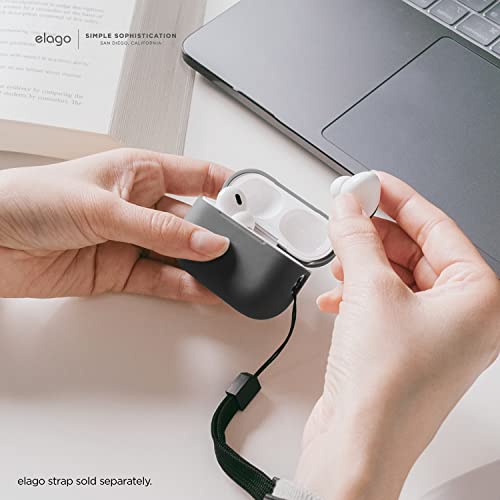 elago Silicone Case Compatible with Apple AirPods Pro 2nd Generation Case Protective Case, Front LED Visible - Image 3