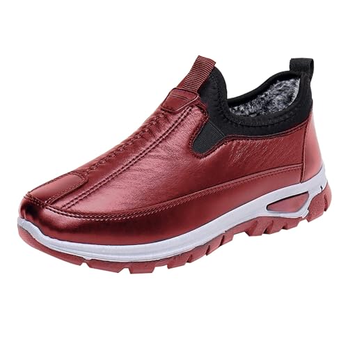 Generisch Laufschuhe Damen Warme Sneaker Turnschuhe Winter Sportschuhe Flach Joggingschuhe