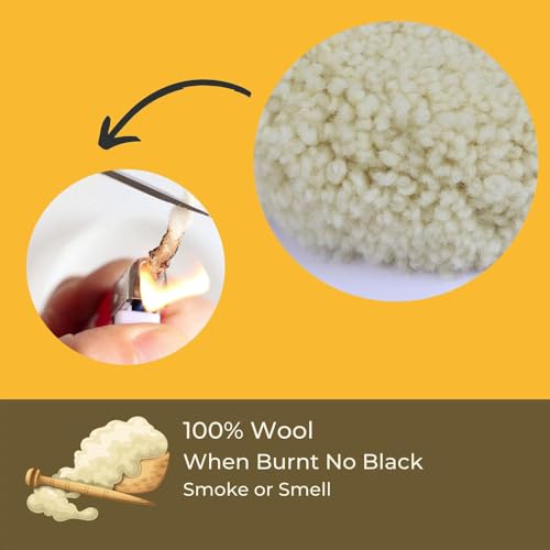 Image of MLD Wool Hook & Loop Grip Buffing Pad for Compound Cutting & Polishing - Fits Automotive Car Detailing Polisher Sanders - Polish Auto Paint, PWHP-101 (5 inch) Pack of -1