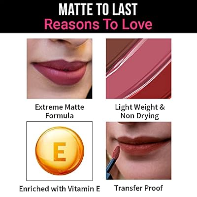 Nykaa Matte To Last ! Liquid Lipstick - Boho 16 (5ml)