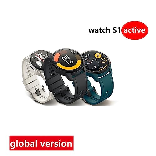 TROGN Smartwatches wereldwijde versie horloge S1 actieve smartwatch 1,43 inch AMOLED-display 5ATM Bluetooth oproep horloge (kleur: blauw GL n blauw) - Afbeelding 3