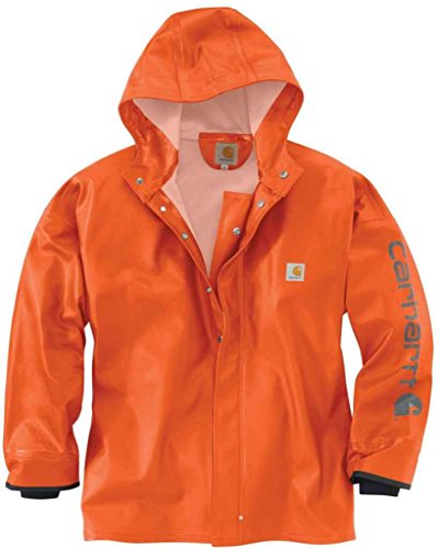 Carhartt Men's 102082 Belfast Coat - Medium - Orange