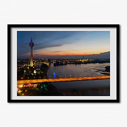 Cadre photo 70x50 cm Düsseldorf pour habiller un grand mur vide Tulup