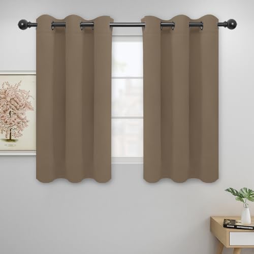 Easy-Going Blackout Curtains for Bedroom, Solid Thermal Insulated...