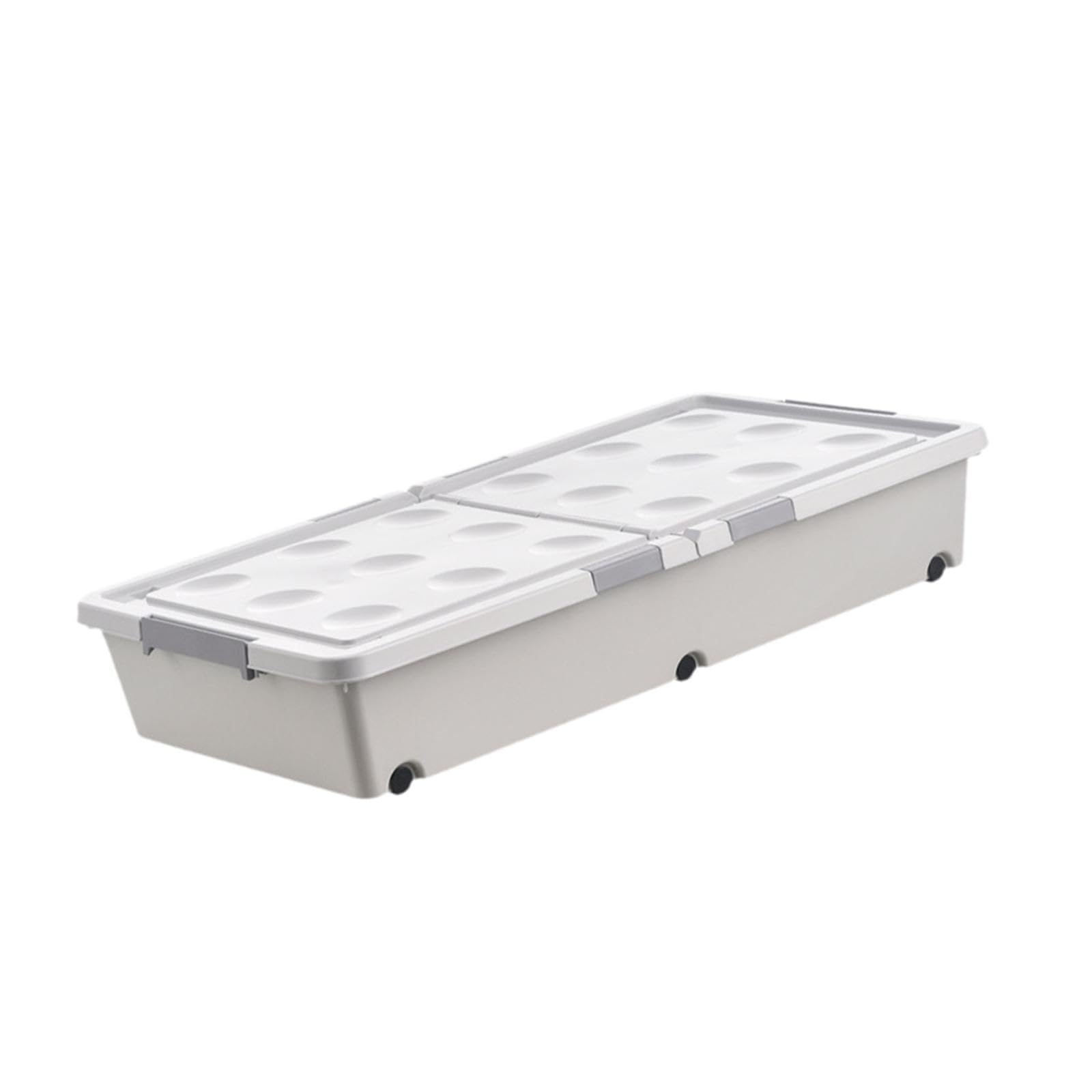 Organizador bajo cama con tapa para solucionar la falta de espacio en armarios
