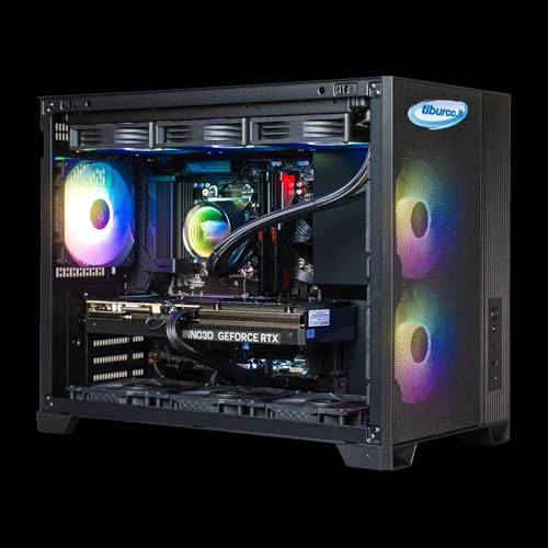 Tiburcc Computer Gaming PC doppia camera 6xFan (R5 7500F, RTX