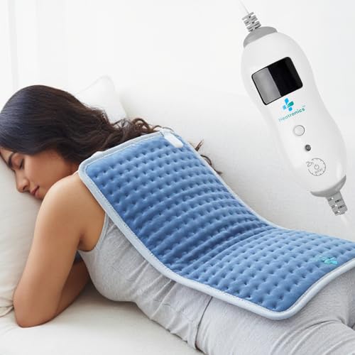 Image of Heatronics Electric Heating Pad XL | Heating Pad for Period Pain & Back Pain | 5 Heat Levels + SafeHeat Timer | ThermoSync Engine | TheraFlex 6-Layer Build | ISO 13485 & CDSCO Certified | 1-Year Warranty
