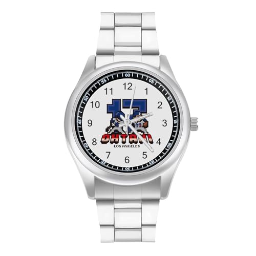 腕時計 2023 WBC 侍JAPAN 大谷翔平 野球応援 メンズ メタルウォッチ 男性 クオーツ時計 ステンレスバンド ファッション かっこいい 大きな表盤デザイン 蝴蝶バックル付き ファッショナブルで軽量 377ボタン電池内蔵