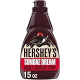 HERSHEY'S Sundae Dream Double Chocolate Syrup Bottle, 15 oz