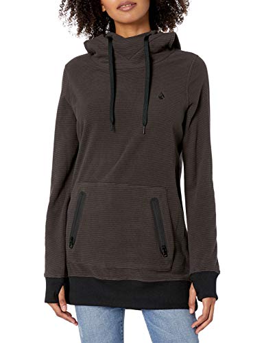 Volcom Women's Polartec Riding Hoody, Black, Extra Small