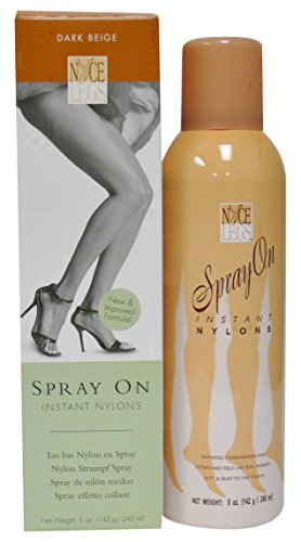 Nyce Legs Spray On Instant Nylons, Dark Beige, 5 Ounce