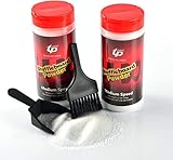 GZDQ 2 Pack Shuffleboard Wax Powder Shuffleboard Sand Come with Mini Dustpan and Mini Brush