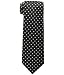 Tommy Hilfiger Men's Dot Print Tie, Black, One Size