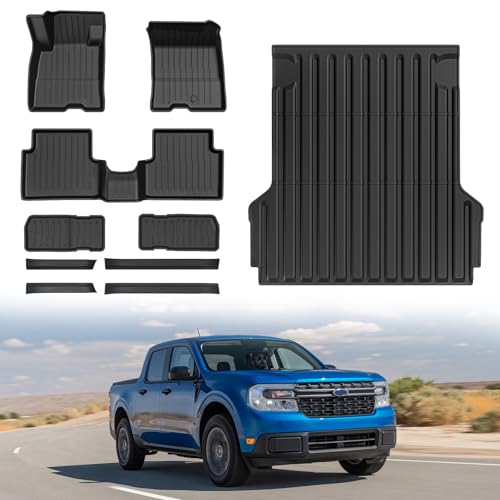GALVAGNITE Floor Mats Bed Liner for Ford Maverick 2022-2024 2025 ...