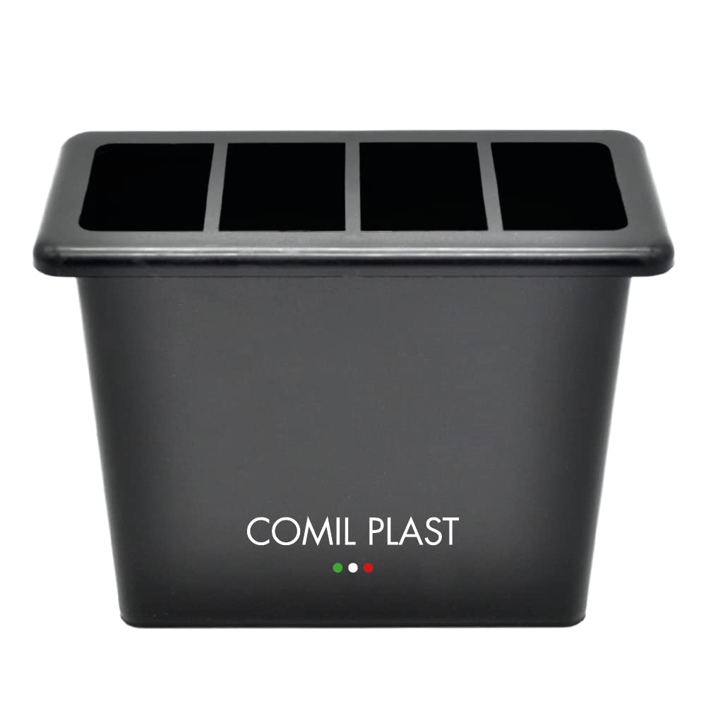 Comil Plast Portafiori plastica Bianco Vaso cimitero 8x18cm