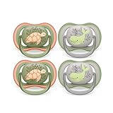 Philips Avent Ultra Air Pacifier - 4 x Light, Breathable Baby Pacifiers for Babies Aged 6-18 Months, BPA Free with Sterilizer Carry Case, SCF085/53