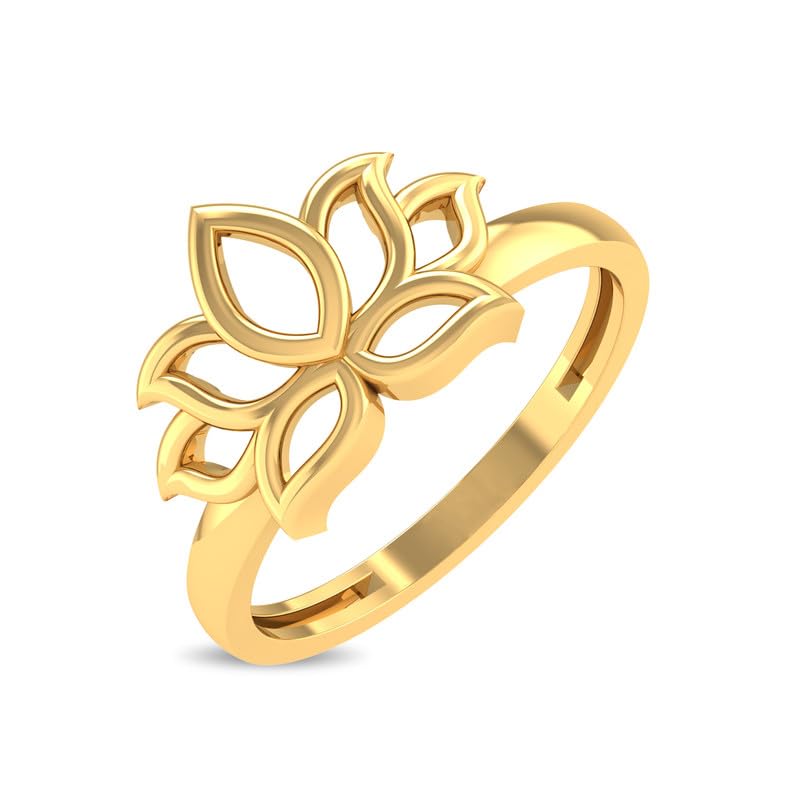 Kisna Lotusia S18 18K Yellow Gold Ring for Women (B0D1XYCZTL) Amazon Price History, Amazon Price Tracker
