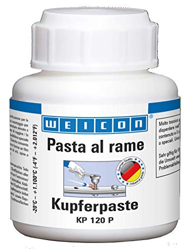 Weicon Pasta Al Rame 120 G, Protettivo, Agente Distaccante e Lubrificante Per Alte Temperature