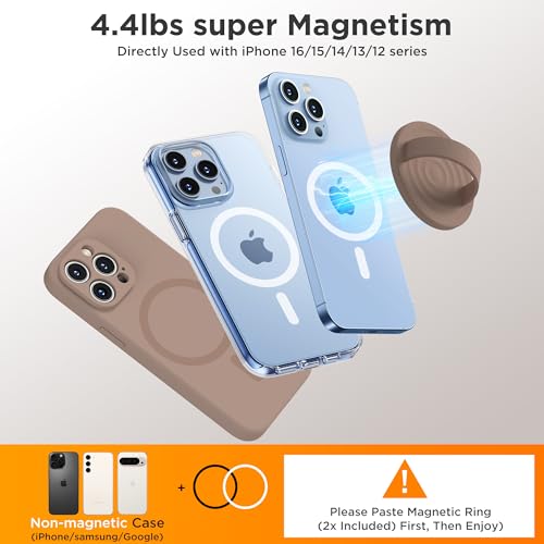 Soporte para iPhone anticaídas con silicona líquida y MagSafe 5