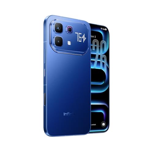 Image of Infinix Note 60 Pro (Deep Ocean Blue, 8GB RAM, 256GB Storage) | 6.78 inch AMOLED Display | Snapdragon 7s Gen 4 | 50MP + 8MP Dual Camera | 13MP Selfie | 6500mAh Battery | 5G Smartphone