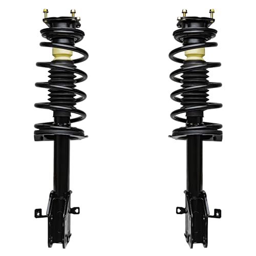 Image of Detroit Axle - 2 Front Struts for 07-14 Ford Edge 2007-2015 Lincoln MKX, | Complete 2 Struts with Coil Spring 2008 2009 2010 2011 2012 2013 Replacement Quick Install Ready Strut Shock Assembly