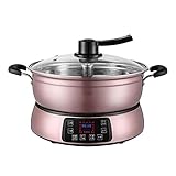 Vaporera eléctrica Inteligente Multifuncional, vaporera eléctrica de elevación automática de 6L, Adecuada para Cocina casera, Restaurante (A)