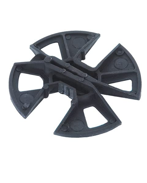 BPC Fixings Economy Insulation Clip 50-Piece Set, Black