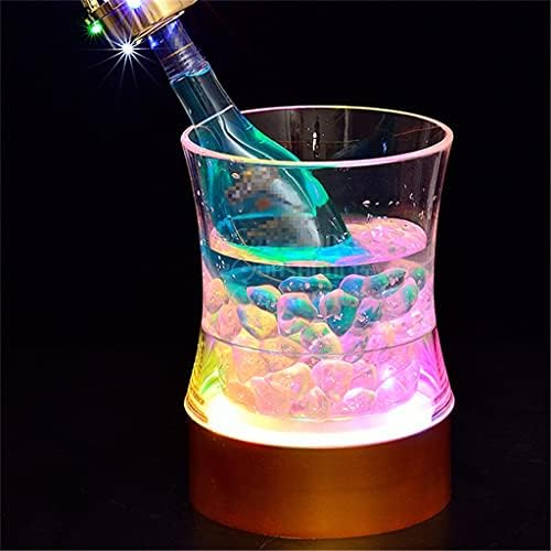 TEMKIN Cubo de Hielo Luminoso acrílico, Suministros para Bar, Marco de Grano, Barril de Cerveza, Juego de Vino, Carga Led, KTV, champán Colorido TEMKIN Cubo de Hielo Luminoso acrílico, Suministros para Bar, Marco de Grano, Barril de Cerveza, Juego de Vino, Carga Led, KTV, champán Colorido