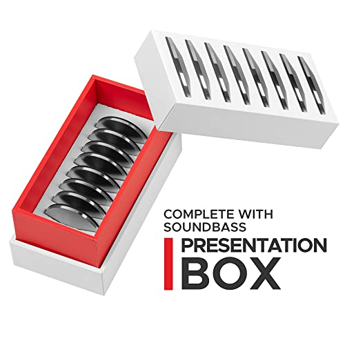 Set Of 8 Satin Silver Hi-Fi Spike Shoes Isolation Pads By Soundbass #TOP4