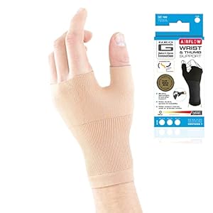Neo-G Wrist and Thumb Support for Arthritis, Joint Pain, Tendonitis, Sprain – Wrist Brace Wrist Compression Hand Support – L – Beige