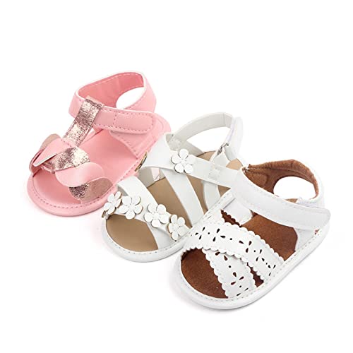 Infant Summer Girls Sandals Baby Newborn Cute Flowers Walking Flat Shoes Non Slip Water Boy2