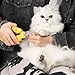 SUPVOX Cat Nail Clipper with LED Light and Anti-Spatter Function, Yellow Pet Nail Trimmer Grooming Tool for Cats and Small Dogs