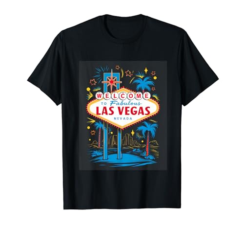 Amo LAS VEGAS Nevada City Vegas Regali souvenir Las Vegas Maglietta