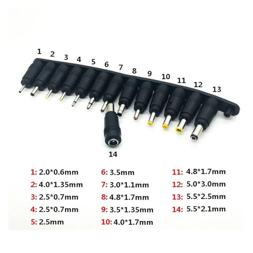Adaptateur d'alimentation 5.5x2.1mm DC mâle pour PC portable