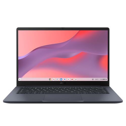 ASUS Chromebook 14 CX1405CTA Laptop | 14.0 Full HD Screen | Intel Celeron N50 Processor | 4GB RAM | 64GB eMMC | Google Chrome OS