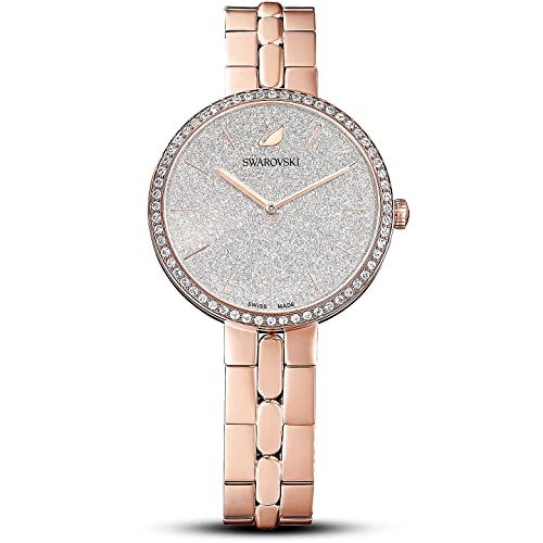 Swarovski Cosmopolitan Watch, Swiss Quartz Watch with Rose-Gold Tone Finish, Stainless Steel Casing...