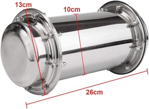 Capsule de temps étanche acier inoxydable | Conteneur solide 26cm - 6