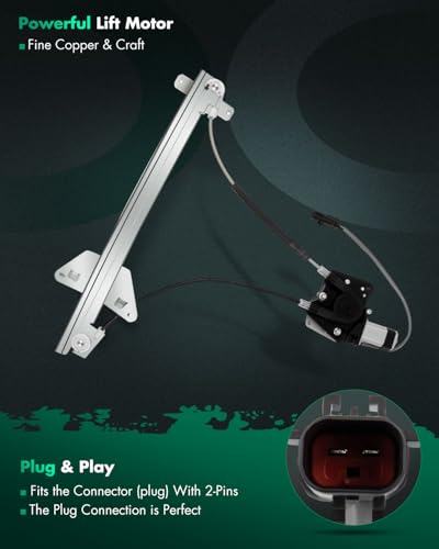 Image of SCITOO Power Window Regulator and Motor fit for 2000 2001 2002 2003 2004 for Dodge Dakota Front Right Side 741-648