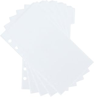 COOPHYA 1 Conjunto De Pastas Clipes Para Fichário Bloco De Notas Bolso Para Fichário Folhas Soltas Bloco De Notas Saco De Folhas Soltas Bolsa Para Encadernação Acessórios Para