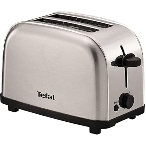 Tefal TT330D30 Silver Toaster for 2 Slices Cover