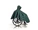Wheelchair Winter Poncho – Warm Sherpa Lining - Adult Elderly Seniors Cape – Heavy Duty Reusable – Full Waterproof Coverage (Single Pack, Forest)