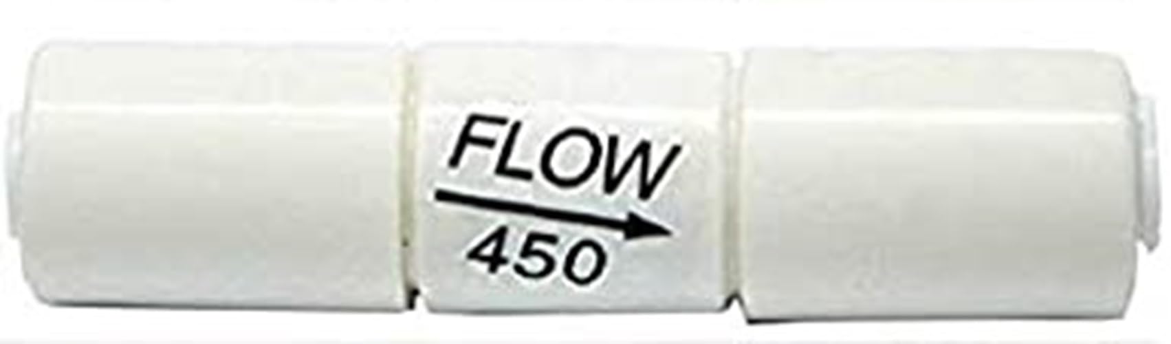 Trendy Hive450 Waste Flow Restrictor Valve - 1/4" Quick Connect for Reverse Osmosis RO Water Systems - 2Pcs Locking Clip - Flow Restrictor for Reverse Osmosis RO Unit System