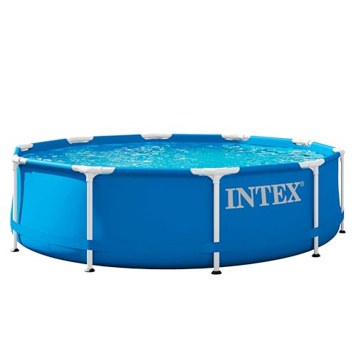 Intex Metal Frame Pool - Aufstellpool - Blau - Ø 305 x 76 cm