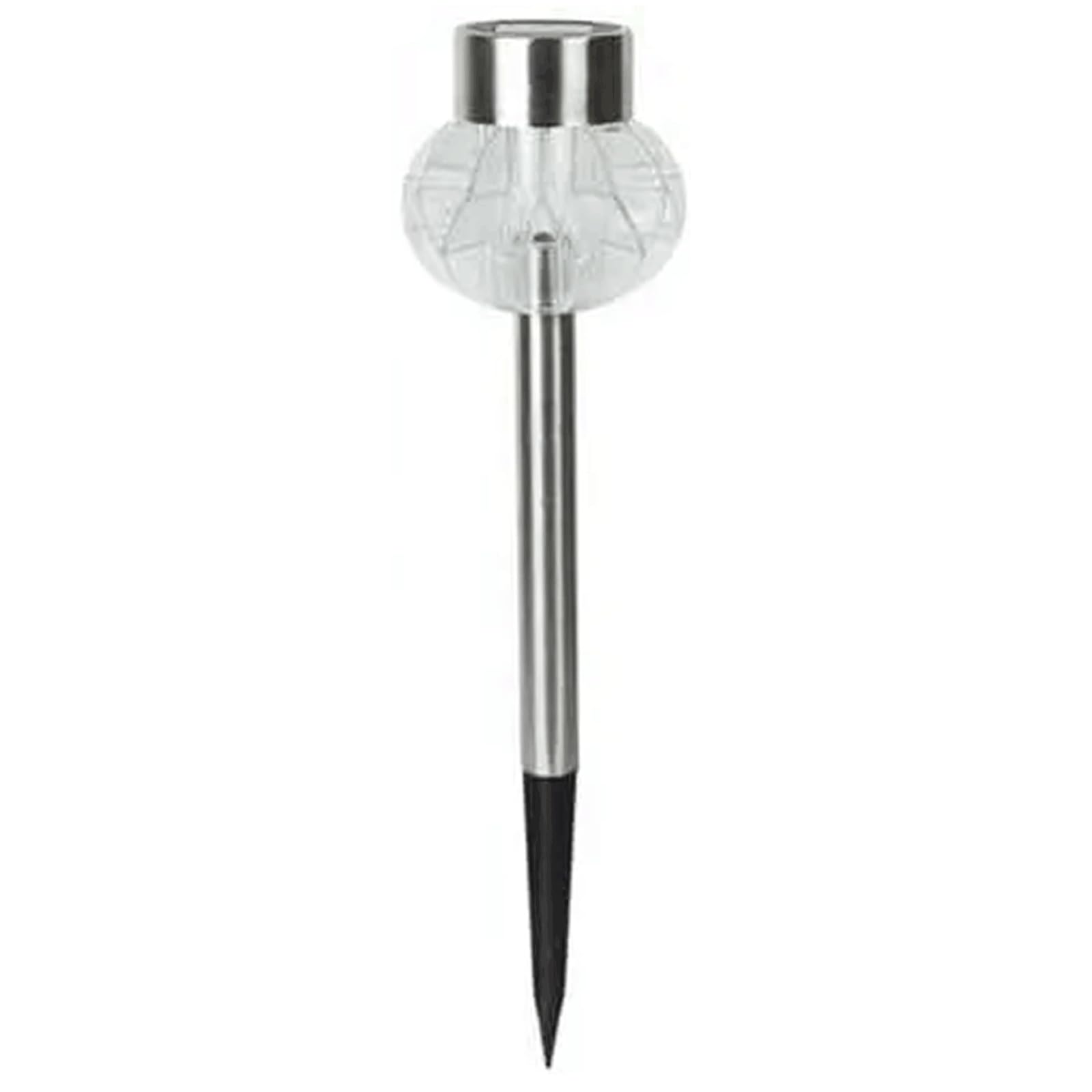 Glowster Solar LED Atmosphere Lawn Light Stainless Steel Flower Light 6500K