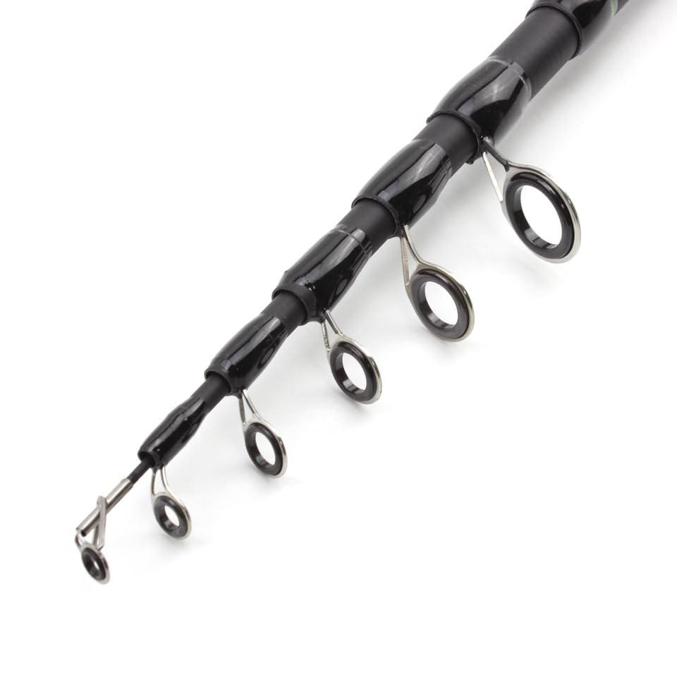 Rodilla de Pesca telescópica 1.8-2.7m Mini fundición de Giro Ultraligero Fibra de Carbono Carpa Mar Jigging Equipo de CaitCasting Poste